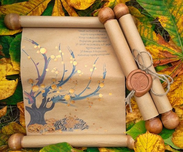 Свитки для надписи