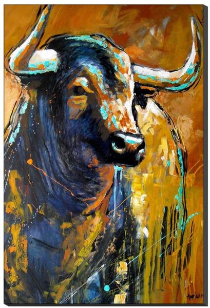 Бык стилизованный