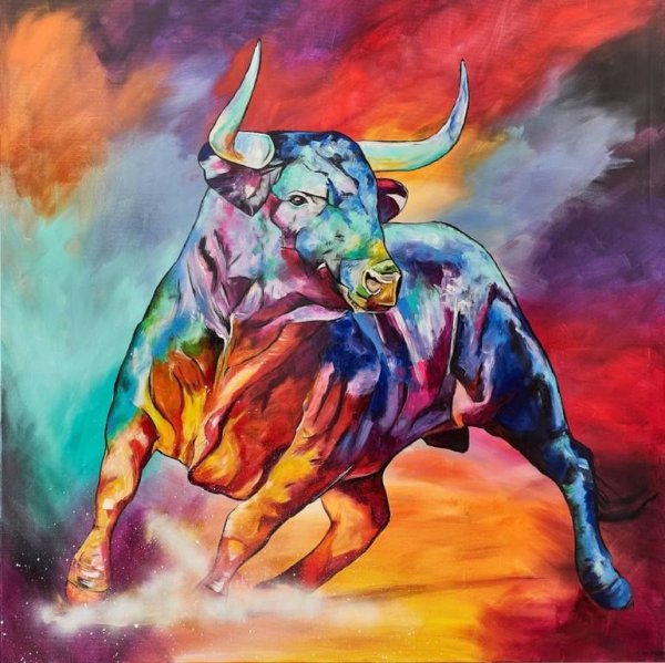 Бык абстракция