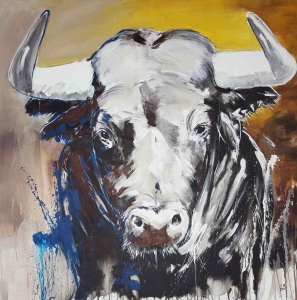 Бык живопись