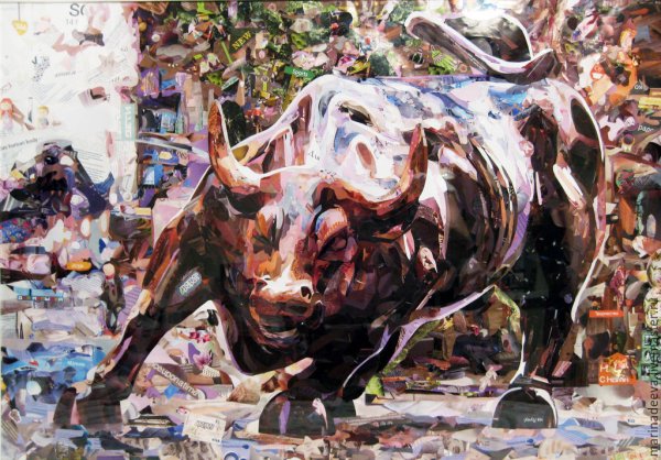 Бык с Уолл стрит картина