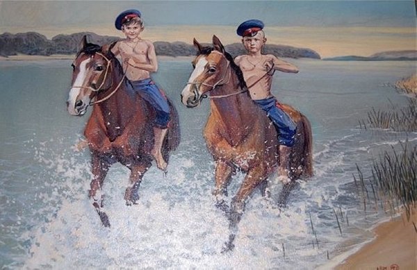 Донской казак на коне