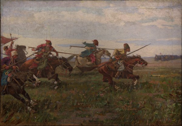 Донские казаки в бою