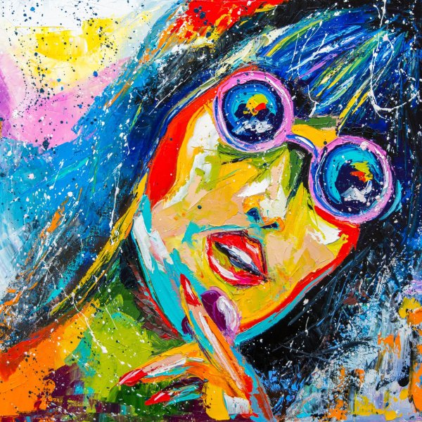 Рисунки на холсте современные