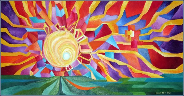 Образ солнца в живописи