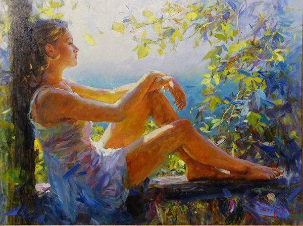 Сергей Свиридов художник картины летний