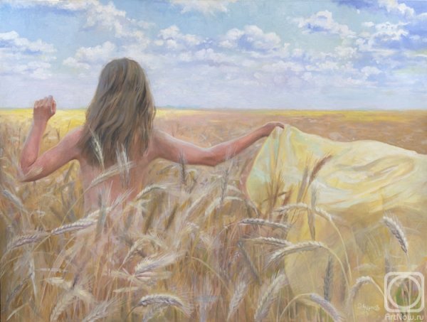 Солнечный пейзаж живопись