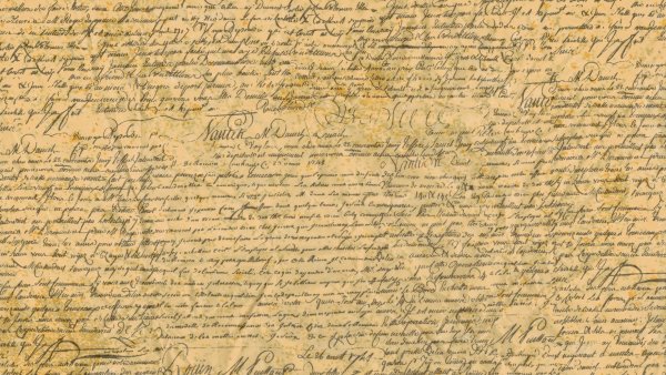 Винтажный почерк