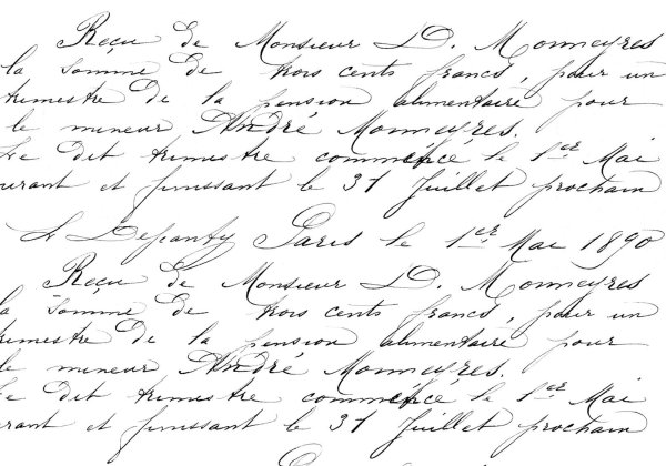 Старинное письмо