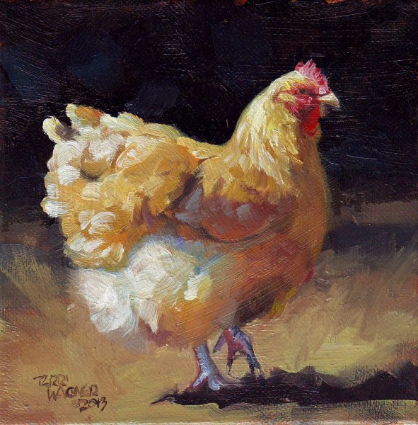 Куры в живописи