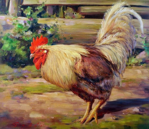 Художник Олег Буйко картины деревня