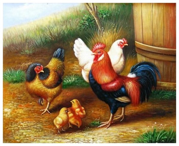 Алмазная мозаика Курочка