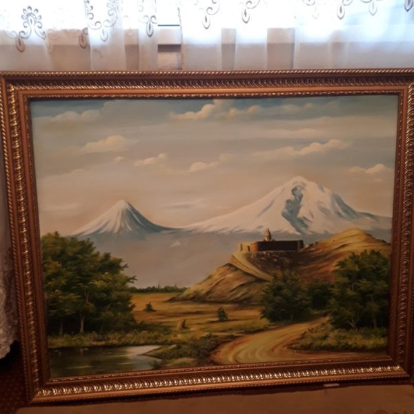 Гора Арарат хор Вирап живопись