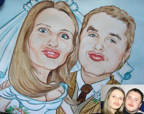 Шарж подарок на день рождения