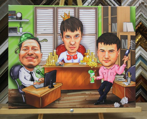 Коллеги карикатура