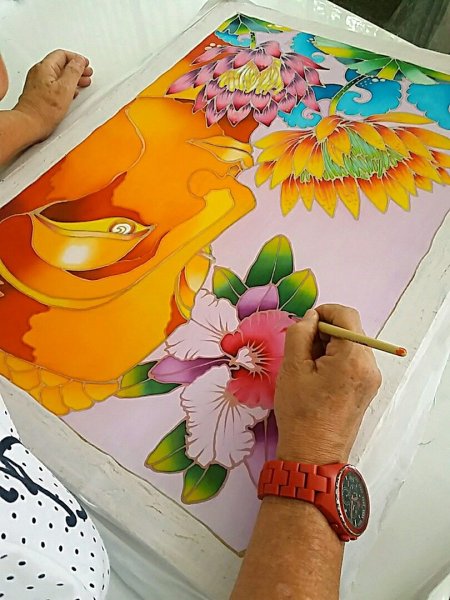 Художественная роспись тканей