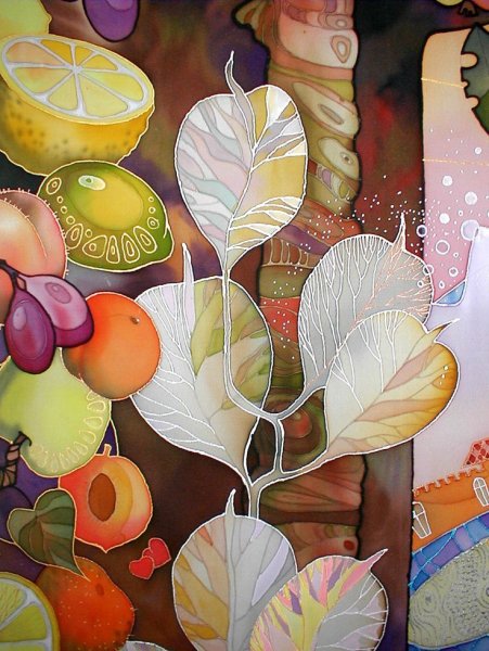 Натюрморты в горячем батике