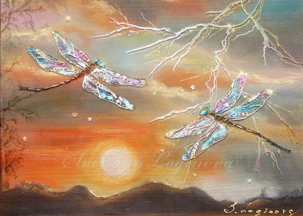 Сказочные цветы живопись