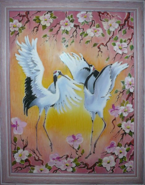 Виктор Парийский живописный батик