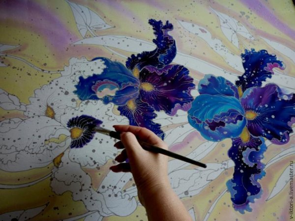 Перелешина Ирина батик диптих