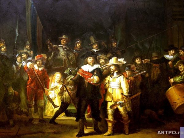 Рембрандт Харменс Ван Рейн ночной дозор