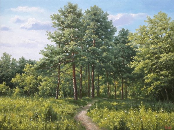 Художник пейзажист Ильин Алексей