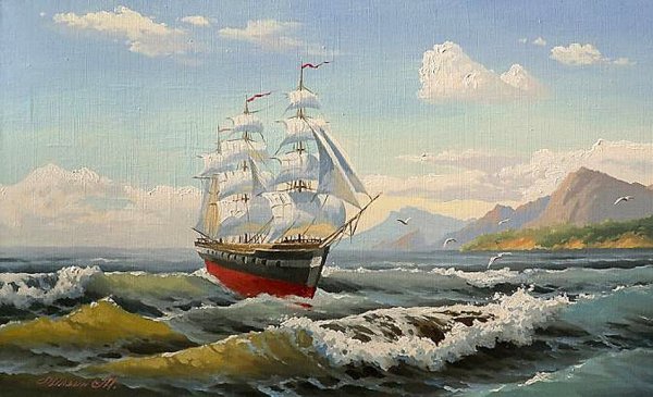 Художник маринист Максим Ильин
