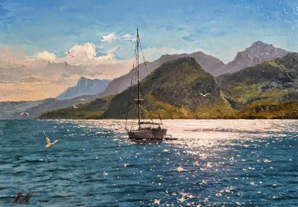 Максим Ильин художник море