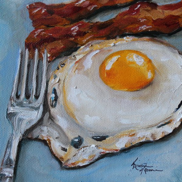 Яичница в живописи