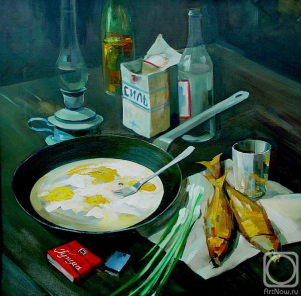 Яичница в живописи