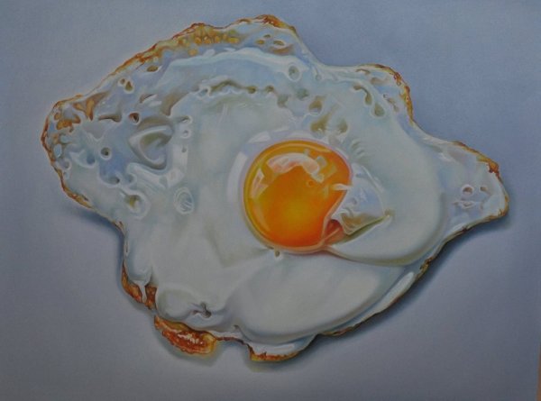 Картина яичница Пикассо