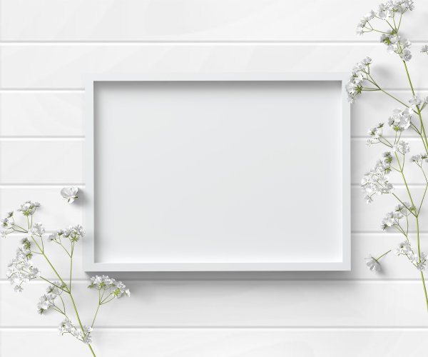 Белая рамка