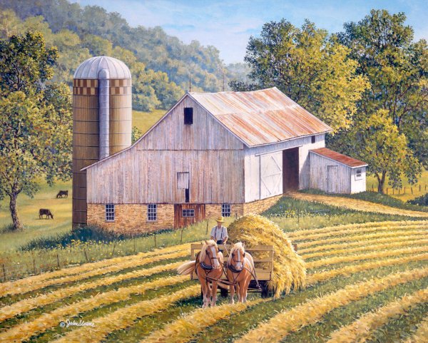 Фермерский дом картина
