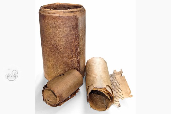 Свитки папируса в древнем Египте