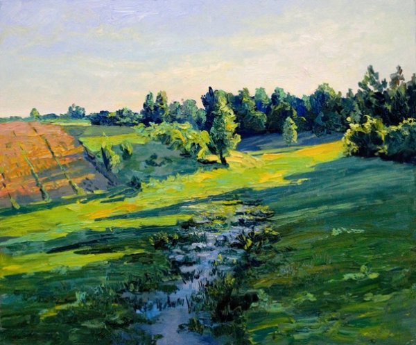 Исаак Левитан озеро Русь