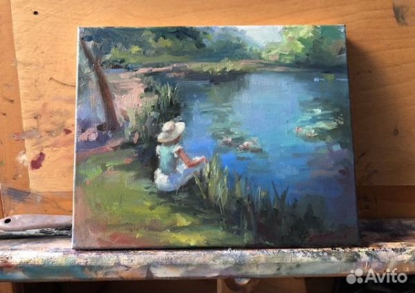 Исаак Ильич Левитан Лесное озеро