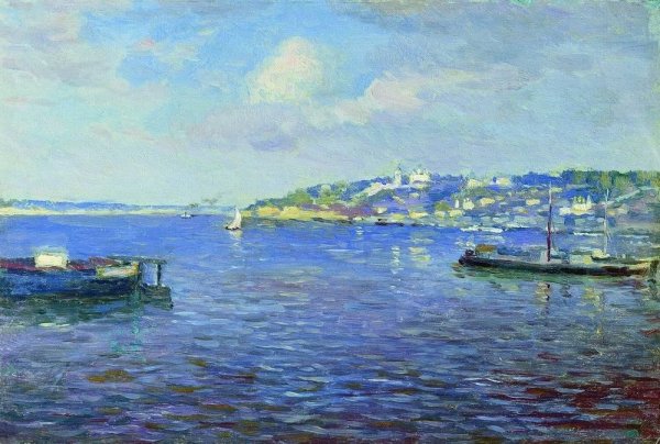 Левитан и. Вечерний звон. 1896. ГТГ.