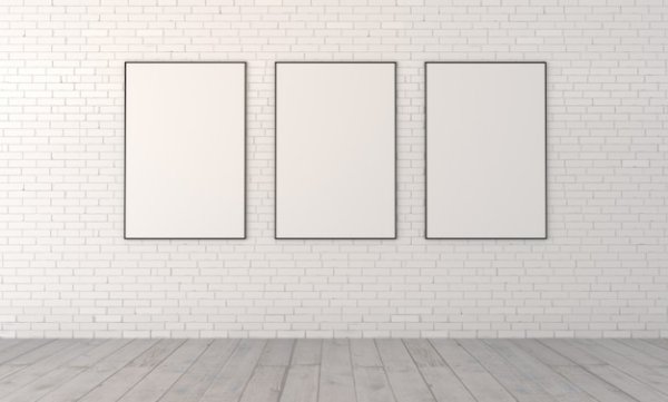 Мокап Постер в руках