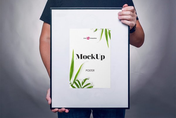 Mockup холст