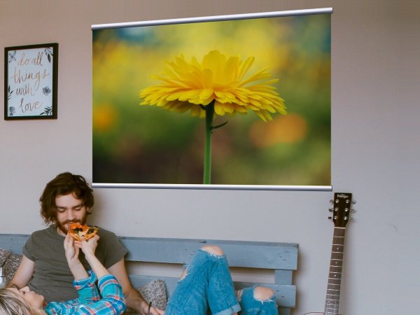 Картина с алюминиевым подвесом в тубусе