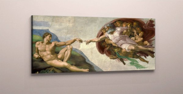 Модульная картина Сотворение Адама