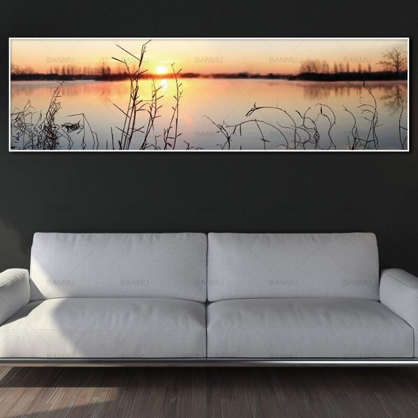 Горизонтальные картины для интерьера