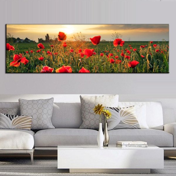 Большая горизонтальная картина на стену