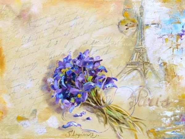 Миниатюры маслом на холсте