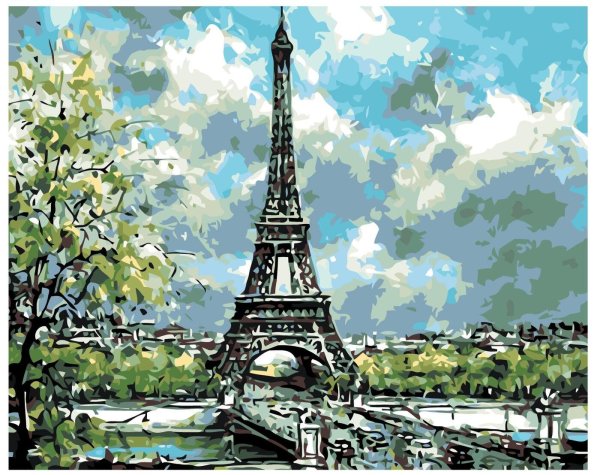 Клод Моне Эйфелева башня