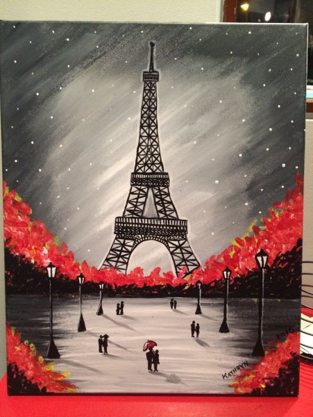 Картины с Эйфелевой башней