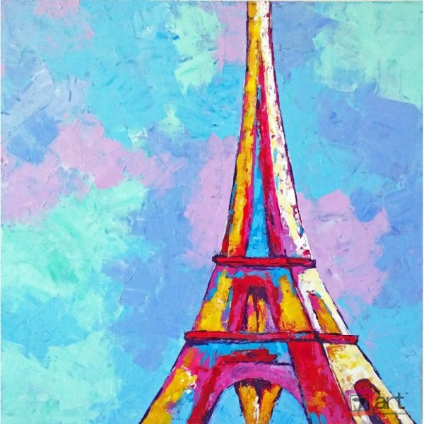 Эйфелева башня 2д арт