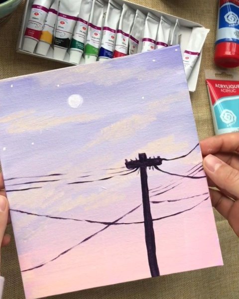 Идеи для рисунков акриловыми красками