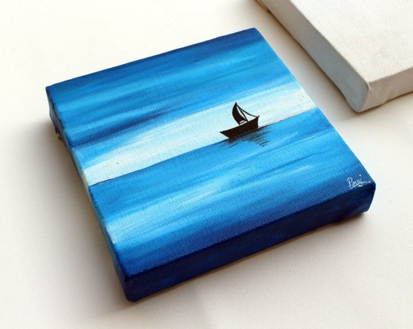 Рисунки акрилом на холсте