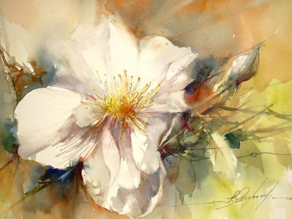 Фабио Сембранелли акварель